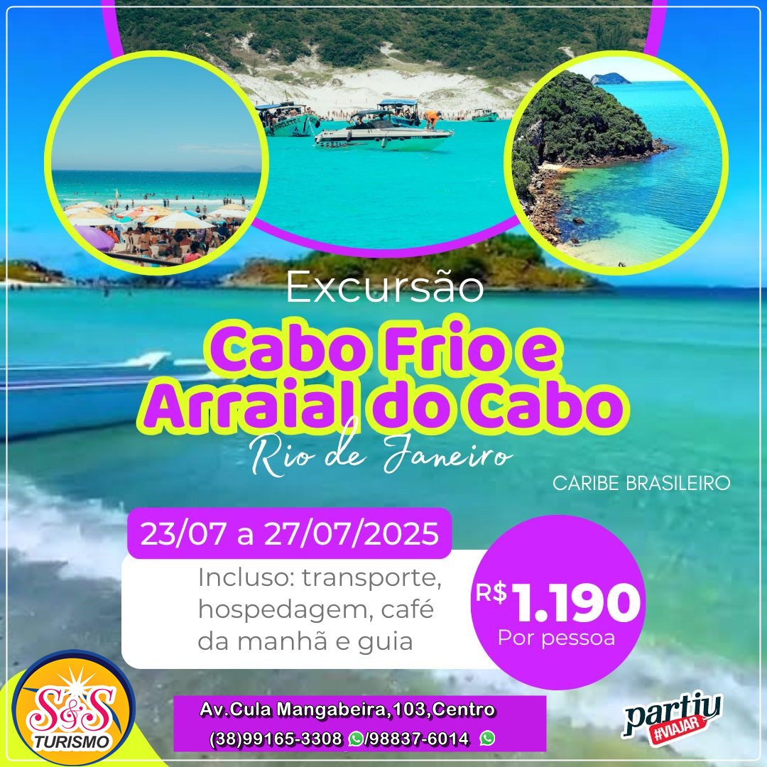 Cabo Frio +  Arraial do Cabo