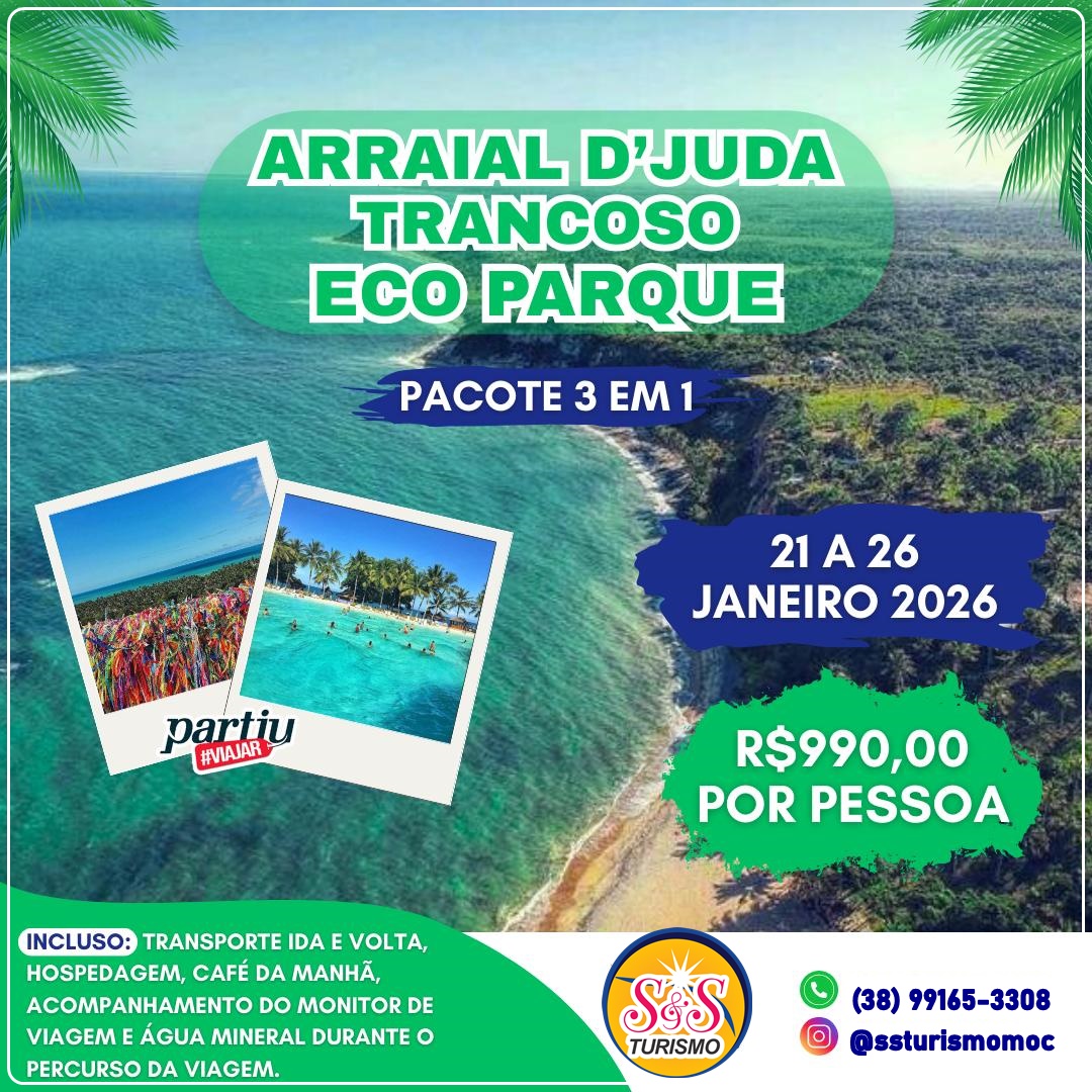 Janeiro em Arraial d'Ajuda