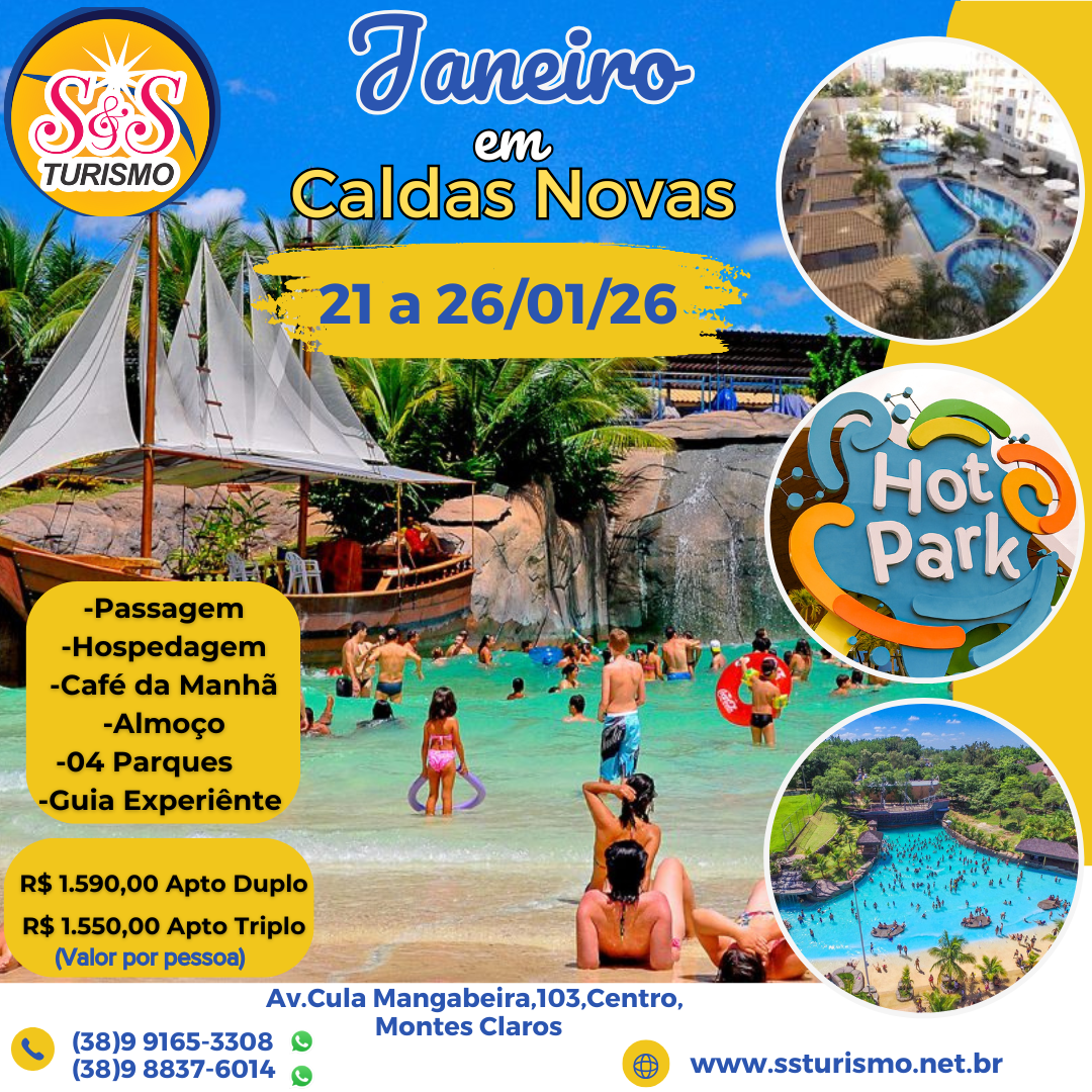 Janeiro em Caldas Novas
