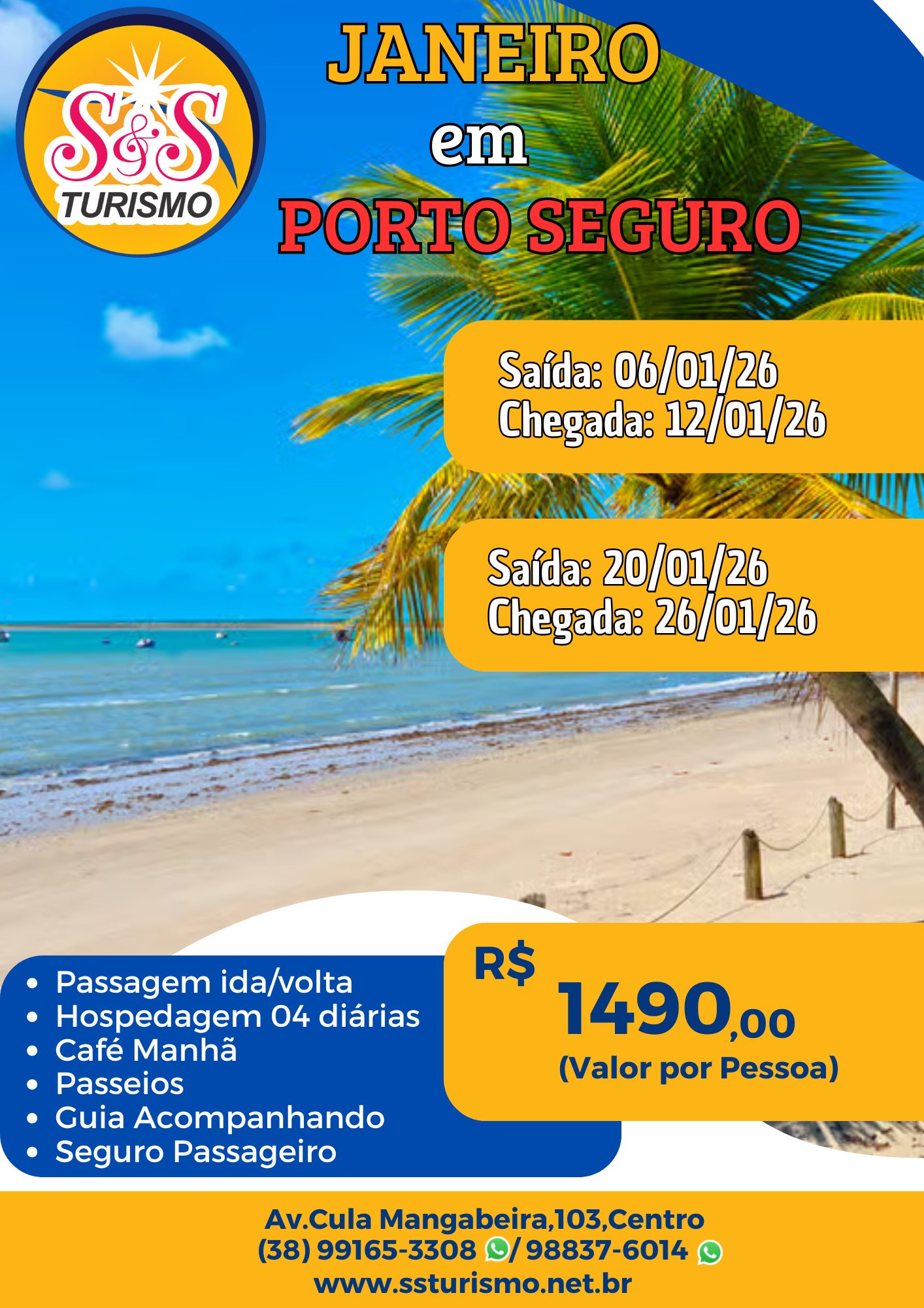 Janeiro em Porto Seguro
