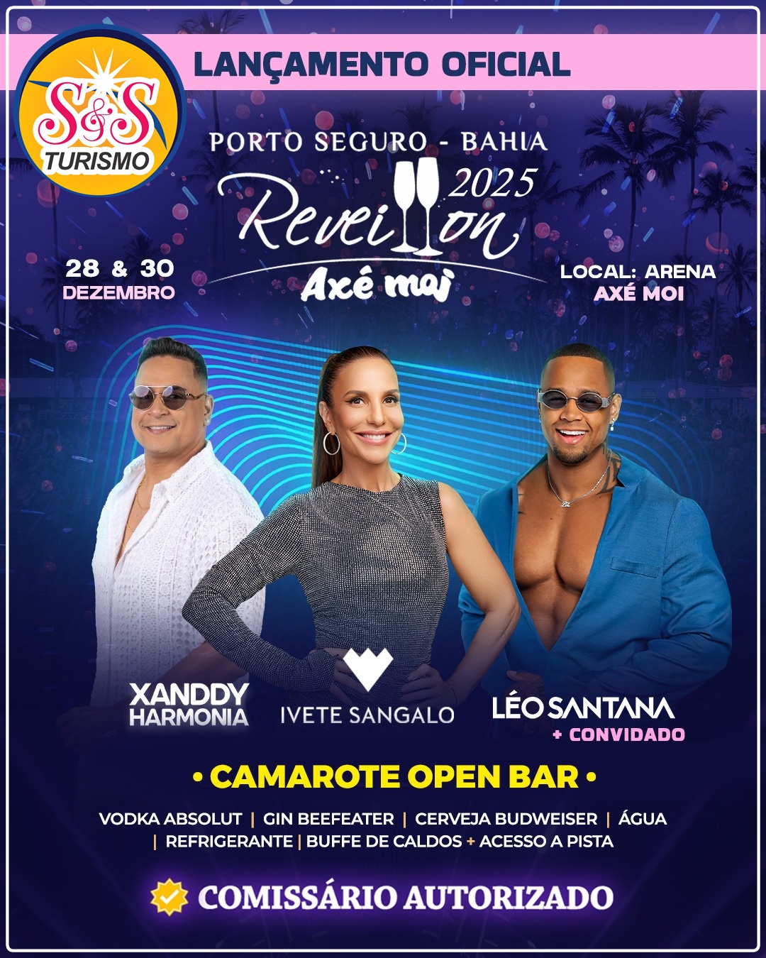 S&S Turismo  Reveillon 2025 em Porto Seguro