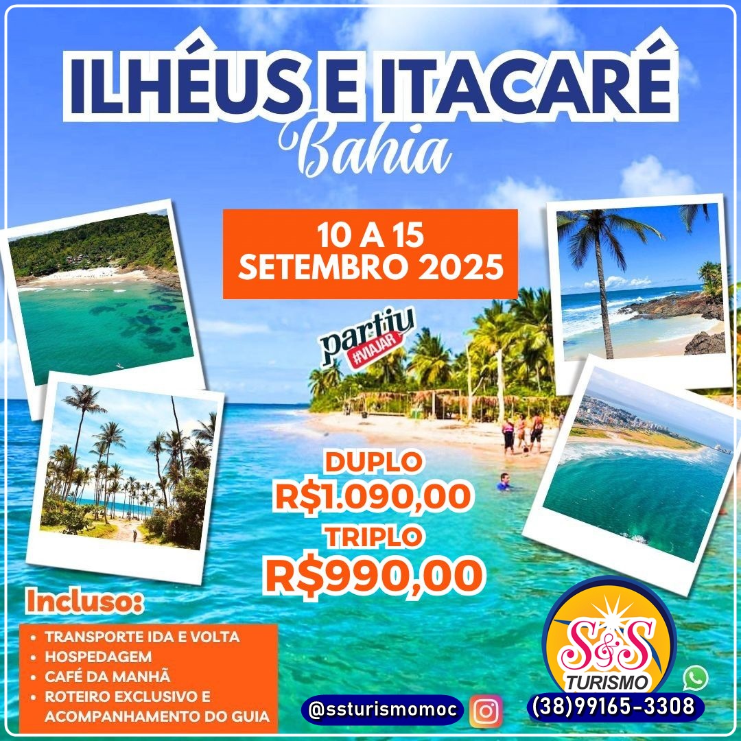 Setembro em Ilhéus e Itacaré